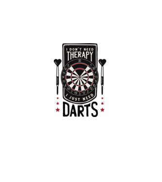 Darts Therapy model gri pe tricou