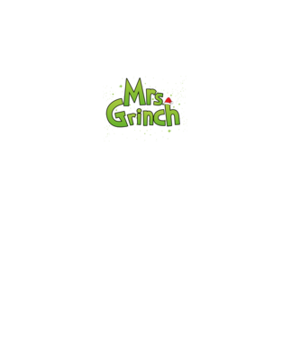 Grinch Family Mrs Grinch model negru pe tricou