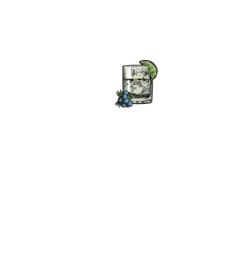 Let the fun be gin model negru pe tricou