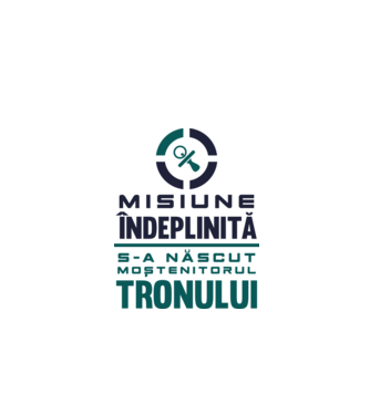 Misiune îndeplinită model gri pe tricou