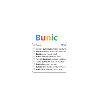 căutare Google Bunic model  pe tricou