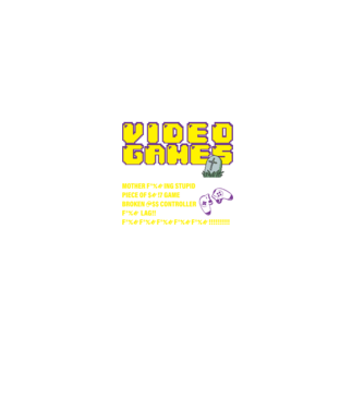I don't always die when playing video games model negru pe tricou
