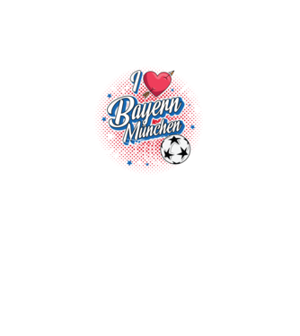Popart Bayern model negru pe tricou