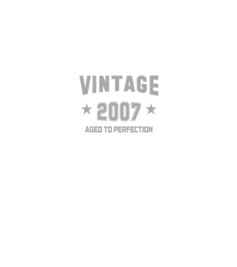 Vintage - 2007 model roșu pe tricou