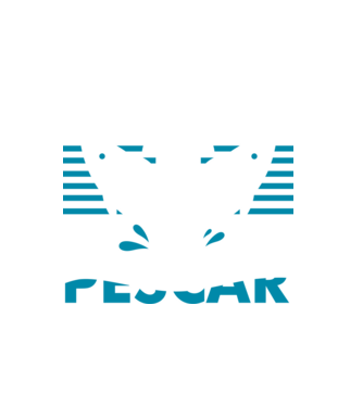 Pescar original model alb pe tricou