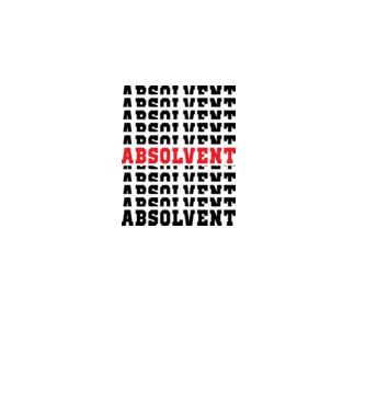 absolvent 2022 model alb pe tricou