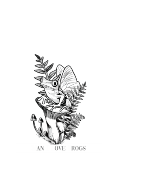 MILF man i love frogs model alb pe tricou