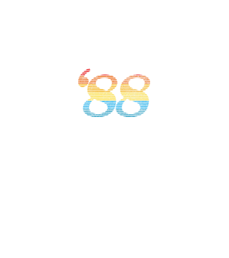 Retro Birthday 1988 model alb pe tricou