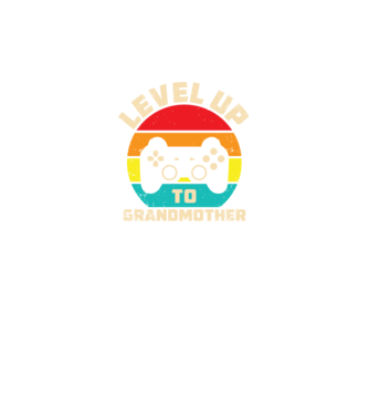 Level Up Grandmother model negru pe tricou