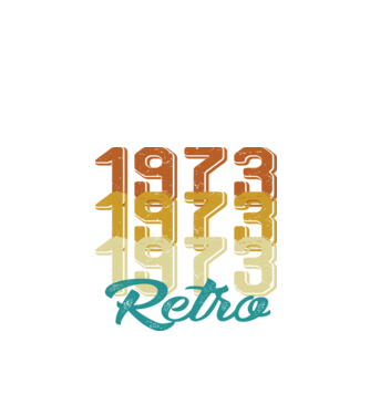 1973 retro model alb pe tricou