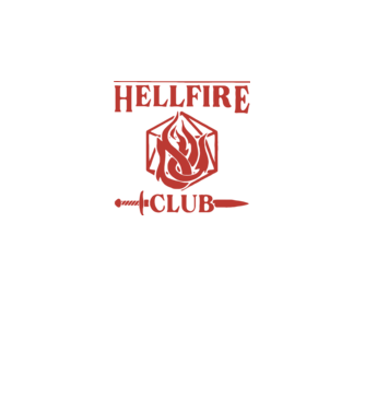 hellfire club 85 model negru pe tricou