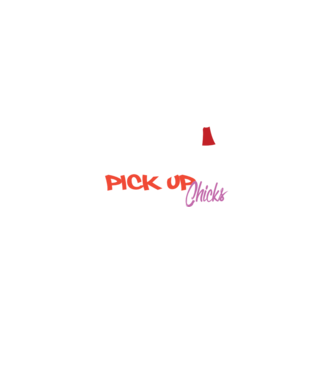 How to Pick up Chicks model negru pe tricou