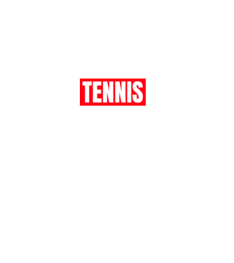 TENNIS HERO model negru pe tricou