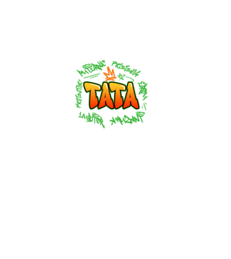 Graffiti tata model negru pe tricou