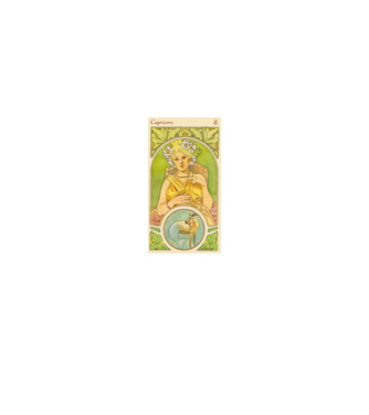 Horoscop Tarot CAPRICORNUL model alb pe tricou
