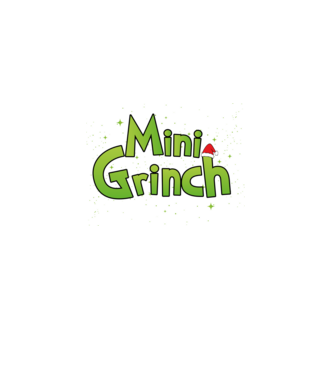 Grinch Family Mini Grinch model negru pe tricou