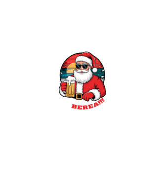 Ho ho ține mi berea! Negru model negru pe tricou