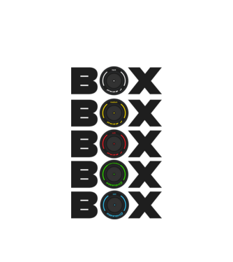 Forma1 box model alb pe tricou