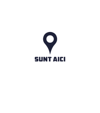 Sunt Aici model alb pe tricou