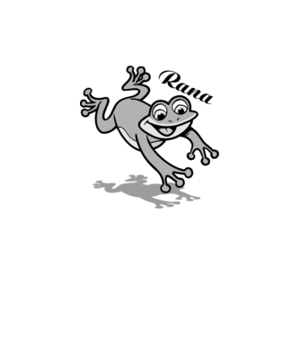 Frog model galben neon pe tricou