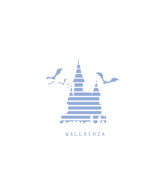 România CastleVania model negru pe tricou