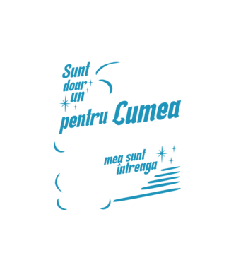 Sunt doar un tată pentru lumea din jur, dar pentru familia mea sunt întreaga lume! model alb pe tricou
