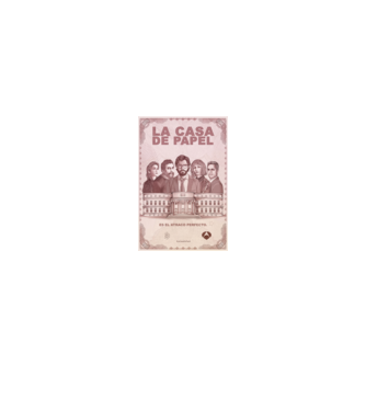la casa de papel poster model negru pe tricou