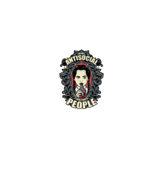 WEDNESDAY - Just hate people model negru pe tricou