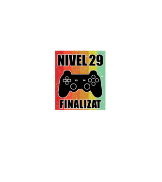 Nivel 29 finalizat model negru pe tricou