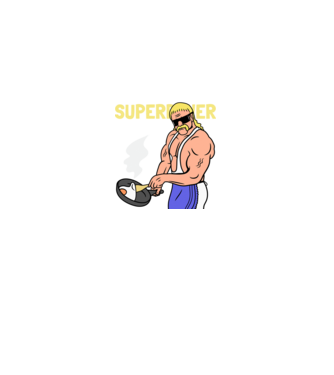 KETO SUPERPOWER model negru pe tricou