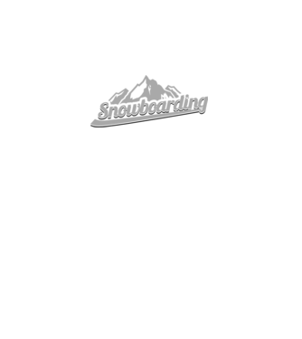 Snowboarding model alb pe tricou