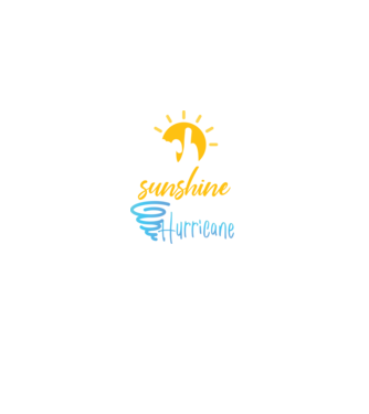 March Girls are Sunshine mixed with a little Hurricane model negru pe tricou