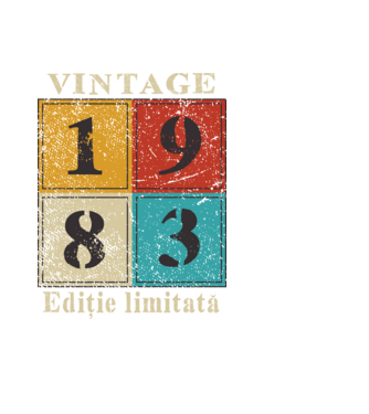 1983 - Ediție limitată model negru pe tricou