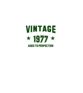 Vintage - 1977 model alb pe tricou