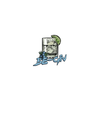 Let the fun be gin model negru pe tricou