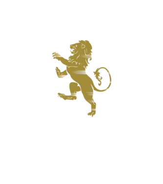 Lion Rampant model negru pe tricou