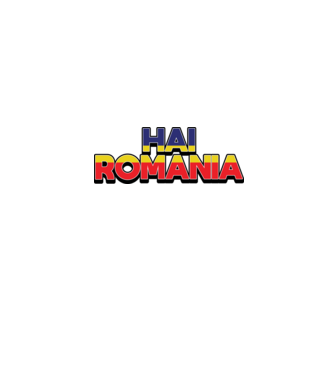 Subtitlu Hai Romania model alb pe tricou