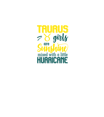 Sunshine with Hurricane TAURUS model negru pe tricou