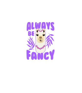 Always be fancy model negru pe tricou