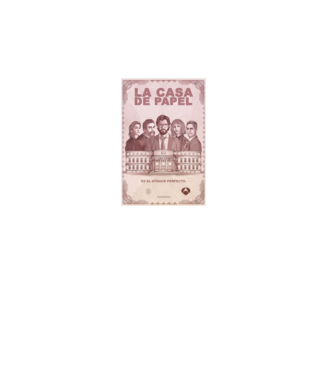 la casa de papel poster model negru pe tricou