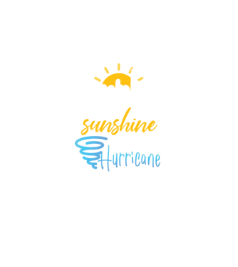 December Girls are Sunshine mixed with a little Hurricane model negru pe tricou