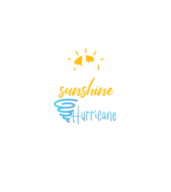 October Girls are Sunshine mixed with a little Hurricane model negru pe tricou