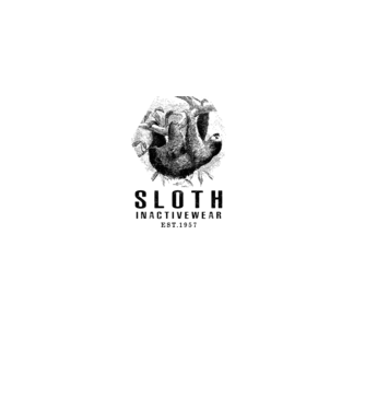 SLOTH inactive drk model alb pe tricou