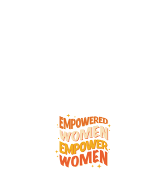 Empowered women empower women model alb pe tricou