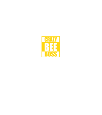 Crazy bee boss model albastru jeanși pe tricou