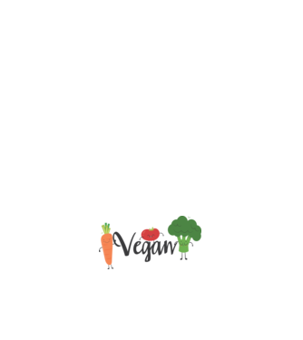 Vegan veggies model alb pe tricou