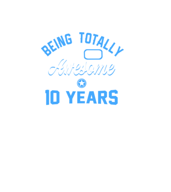 Being totally awesome 10 model negru pe tricou