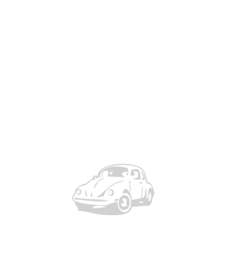 vw beetle model albastru deschis pe tricou