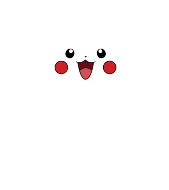 Pikachu model gri pe tricou