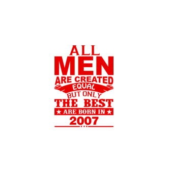 All men are created - 2007 model gri pe tricou